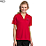 Red - Edwards Ladies Flat Knit Polo # 5580-012