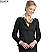 Black - Edwards Ladies Synergy Washable Suit Coat # 6525-010