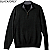 Black/Grey - Edwards Quarter-Zip Sweater # 712-010