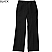 Black - Edwards Ladies Natural Stretch Microfiber Flat Front Pant # 8760-010