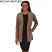 Mocha Heather - Edwards Women's Open Front Cardigan # 7056-205