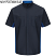 Navy / Postman Blue - Red Kap Men's AC Delco Short Sleeve Technician Shirt # SY24DL