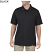 Black - Dickies Men's Industrial Work Tech Performance Ventilated Polo # LS425BK