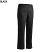 Black - Edwards Ladies' Mid-rise Flat Front Rugged Comfort Pant # 8551-010