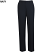 Navy - Edwards Ladies' Synergy Washable Flat Front Pant # 8526-007