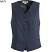 Navy - Edwards Ladies' Synergy Washable High-Button Vest # 7526-007