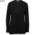 Black - Edwards Ladies' Full Zip V-Neck Cardigan Sweater # 7062-010