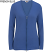 French Blue - Edwards Ladies' Full Zip V-Neck Cardigan Sweater # 7062-061
