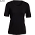 Black - Edawrds Ladies' Short Sleeve Scoop Neck Sweater # 7055-010