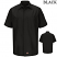 Black - Red Kap Solid Color Short Sleeve Crew Shirt # SY20BK