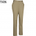 Tan - Edwards 2555 - Men's Flat Front Slim Chino Pants - 2555-005