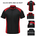 Black with red accent - Red Kap Toyota Short Sleeve Ripstop Technician Shirt # SY24TT