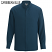 Caribbean Blue - Edwards Men's Stand-up Collar Long Sleeve Shirt - 1398-423