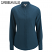 Caribbean Blue - Edwards Ladies Stand-up Collar Long Sleeve Shirt - 5398-423