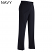 Navy - Edwards Ladies Flat Front Dress Pant - 8733-007