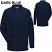 Dark Blue - Bulwark QT12 - Men's iQ Series Comfort Knit Polo - Flame Resistant Long Sleeve #QT12DB