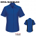 Royal Blue / Black - Red Kap SY41 Women's Performance Plus Shop Shirt - Short Sleeve with OilBlok Technology #SY41RB