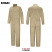 Khaki - Bulwark CLB3 Women's Premium Coverall - Lightweight Flame Resistant #CLB3KH