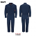 Navy - Bulwark QC10 Men's Premium Coverall - iQ Series Endurance Collection #QC10NV