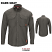 Dark Gray - Bulwark QS50 Men's Comfort Woven Shirt - iQ Series Lightweight Flame Resistant Long Sleeves #QS50DG