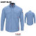 Light Blue - Bulwark QS52 Men's Comfort Woven Shirt - iQ Series Long Sleeve Light Weight #QS52LB