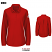 Red - Bulwark QT15 Women's Comfort Knit Polo - iQ Series Flame Resistant #QT15RD