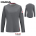 Charcoal - Bulwark QT31 Women's Comfort Knit T-Shirt - iQ Series Flame Resistant Long Sleeve #QT31CH