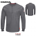 Charcoal - Bulwark QT40 Men's Knit Henley - iQ Series Comfort Plus Flame Resistant #QT40CH