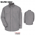 Silver Gray - Bulwark SLU2 Men's Dress Uniform Shirt - Midweight Flame-Resistant #SLU2SY