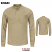 Khaki - Bulwark SML2 Men's Henley - Lightweight Flame-Resistant #SML2KH