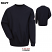 Navy - Bulwark SEC2 Men's Pullover Sweatshirt - Midweight Flame Resistant Crewneck #SEC2NV