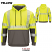 Yellow - Bulwark SMB4 Men's Pullover Sweatshirt - Hi Visibility Color Block Fleece #SMB4HG