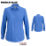 French Blue - Edwards 5246 Women's Poplin Blouse - Long Sleeve Comfort Stretch #5246-061