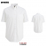 White - Edwards 1231 Men's Poplin Shirt - Short Sleeve Comfort Stretch #1231-000