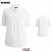 White - Edwards 5231 Women's Poplin Blouse - Short Sleeve Comfort Stretch #5231-000