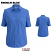 French Blue - Edwards 5231 Women's Poplin Blouse - Short Sleeve Comfort Stretch #5231-061