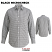 Black Microcheck - Edwards 1316 Men's Broadcloth Shirt - Comfort Stretch #1316-915