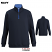 Navy - Edwards 3442 Unisex Quarter-Zip Performance Pullover #3442-007