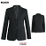 Black - Edwards 6633 Women's Redwood & Ross Coat - Signature Suit #6633-010