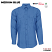 Medium Blue - Topps Men's Nomex 4.5 oz. Nomex Long Sleeve Public Safety Shirt #SH95-5520