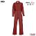 Red - Topps Men's Nomex 4.5 oz Unlined Coveralls #CO07-5545