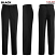 Black - Edwards 2540 - Men's Utility Pant - EZ-Fit Chino Flat Front #2540-010
