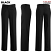 Black - Edwards 8540 - Women's Utility Pant - EZ Fit Chino Flat Front #8540-010
