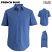 French Blue - Edwards 1314 Men's Essential Shirt - Broadcloth Short Sleeve #1314-061