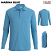 Marina Blue - Edwards 1527 - Unisex Mini Pique Polo - Snag Proof Long Sleeve #1527-091