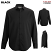 Black - Edwards 1996 - Men's Dress Shirt - Sustainable Ultra Stretch #1996-010