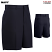 Navy - Edwards 2432 - Men's Flat Front Short - Microfiber #2432-007