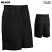 Black - Edwards 2432 - Men's Flat Front Short - Microfiber #2432-010