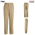 Tan - Edwards 2537 - Men's Chino Pant - Utility Flat Front #2537-005