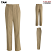 Tan - Edwards 2637 - Men's Utility Pant - Chino Pleated Front #2637-005